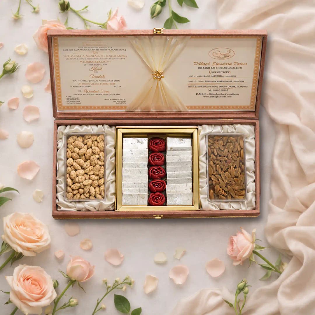 Luxury Velvet Wedding Box hover